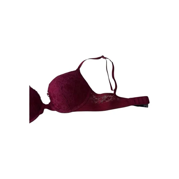 Victorias Secret Red Floral Lace Very Sexy Push-Up Bra Size 32C Underwire - Image 8