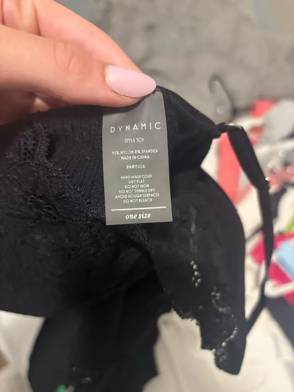 lacy tank top Black - Image 2