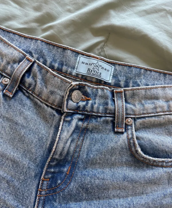 Revice Denim Light Wash Heart TLC LUVR Jeans - Image 9
