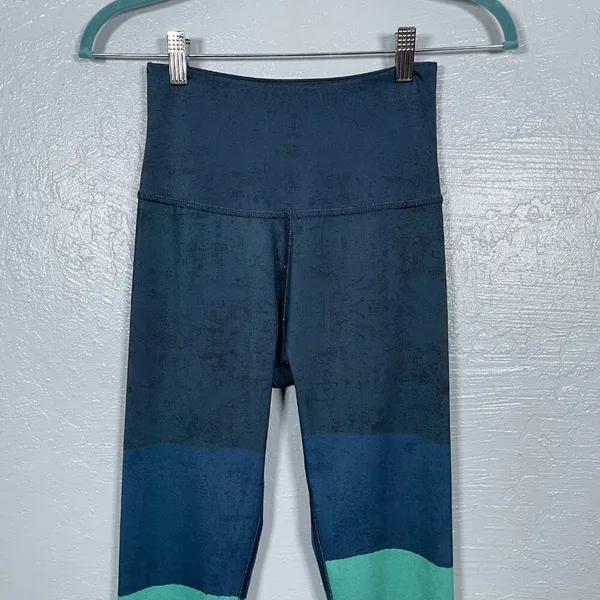 Beyond Yoga Women S Color Block Leggings Engineered Lux High Waisted 7/8 Yoga - Image 3