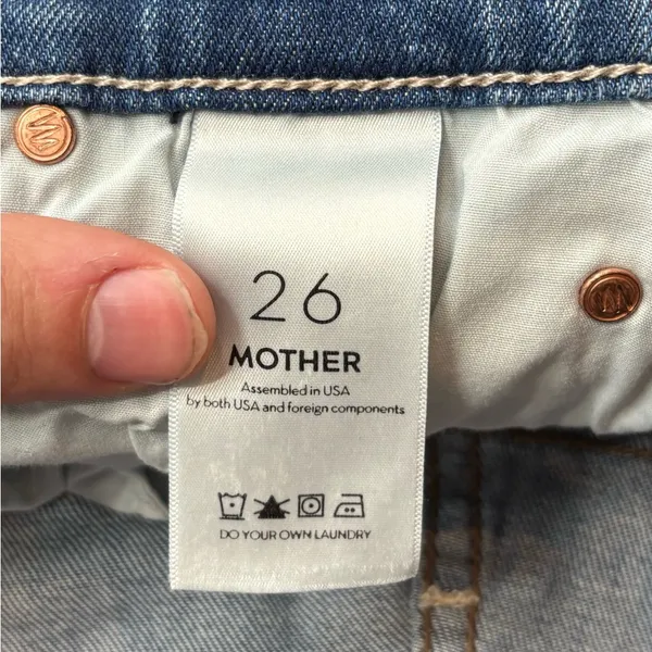 Mother denim the charmer satisfaction blue skinny jeans size 27 - Image 14