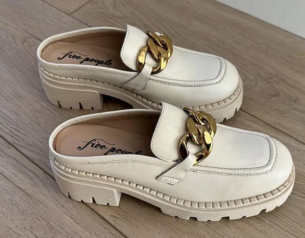 Free People Lyra Link Mules Size 8 - Image 5