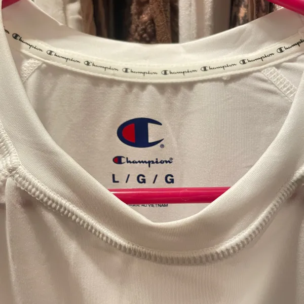 White Champion long sleeve shirt - Image 2