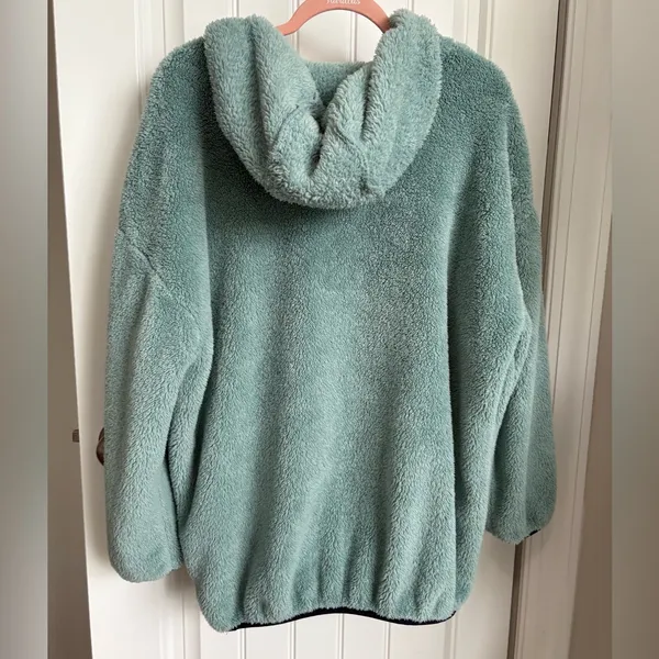 Bernie Teddy Jacket Blue - Image 3