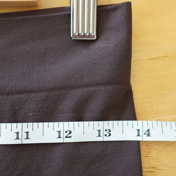 Title Nine Brown Leggings M Seamless‎ Stretchy Activewear Minimalist Comfort - Image 6