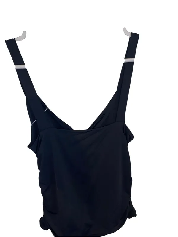Ally Ruched Scoop Neck active wear Cami Tank Top pickle ball running sporty gym - Image 5