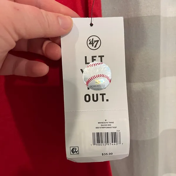 Minnesota Twins 47 Brand Red Tee - Image 3