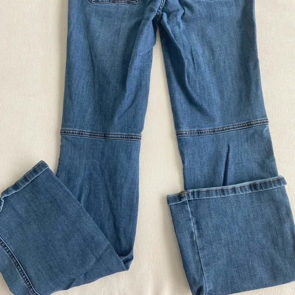 Free People High Waisted Flare Jeans - Image 8
