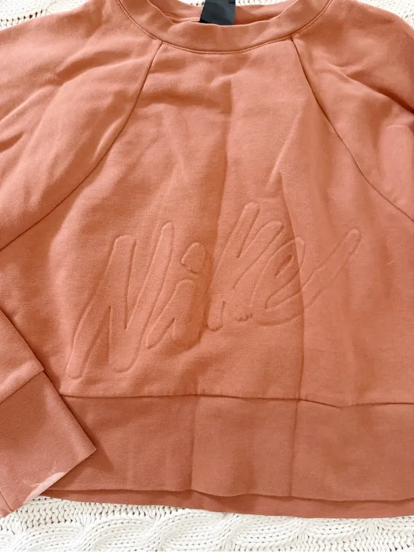 Nike Dri-FIT Rust Orange Pullover - Image 5