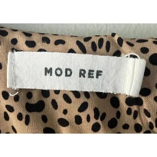Mod Ref Cheetah Black & Brown Animal Print w/‎ lining A-line dress Size S Small - Image 2