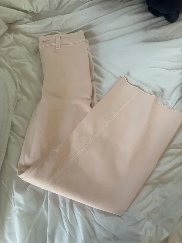 Light Pink Wide Leg Jean - Image 2