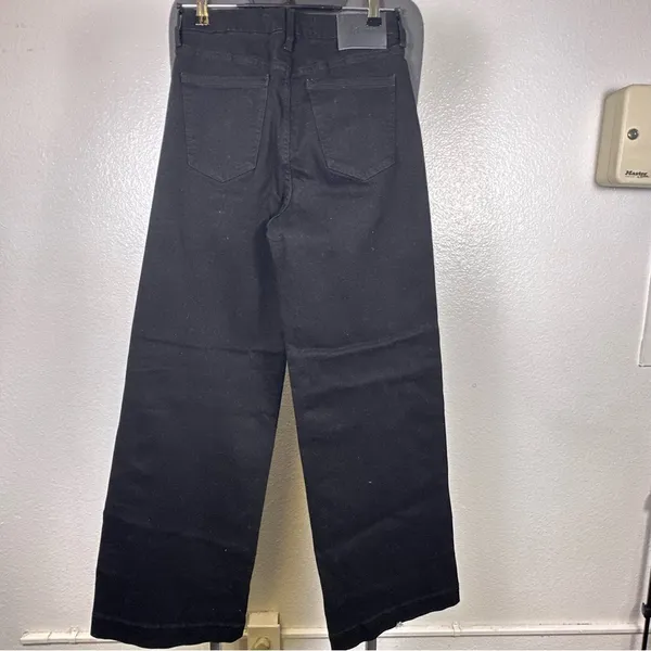 La Joie | Elegant Black‎ Wide Leg Jeans - Image 3