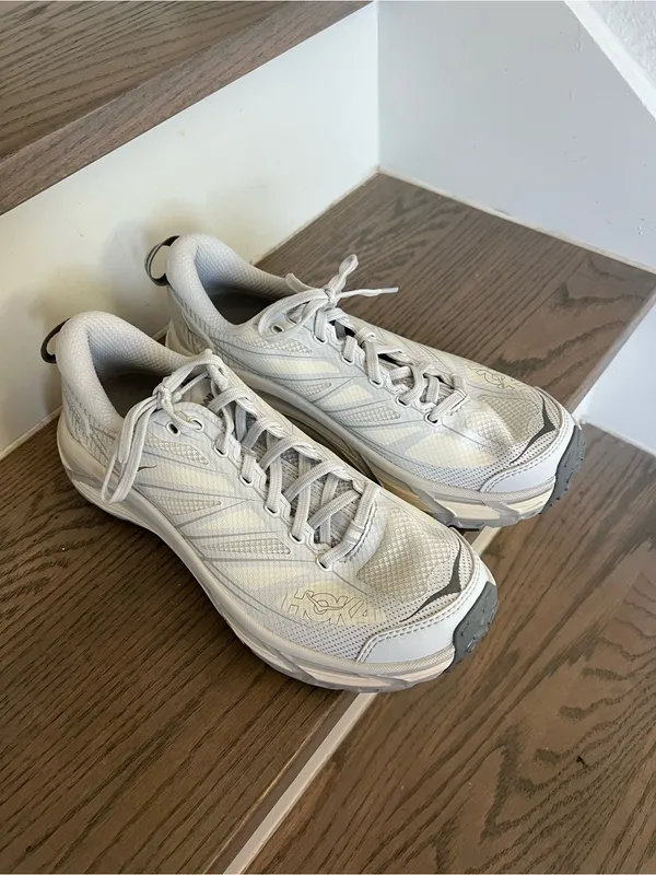 HOKA Mafate Speed 2 Sneakers in White / Silver NWOB - Image 3