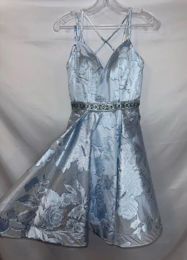 Clarisse Blue Dress Homecoming - Image 3