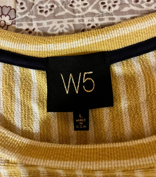 Dressy Yellow Striped Shirt - Image 3