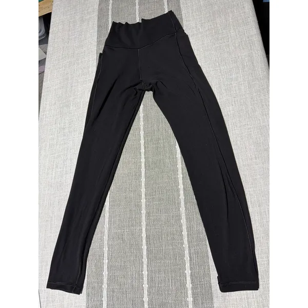 Aerie‎ Real Me Crossover High Waisted Leggings Black Women medium - Image 4