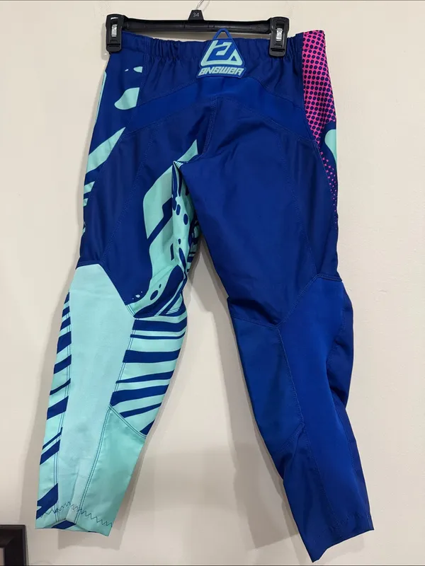 Answer Racing Answer Racing Syncron Flow Pants Motocross Streetstyle size 4 Blue - Image 3