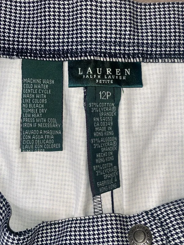 Lauren Ralph Lauren Gingham Trouser Dress Pants - Image 2