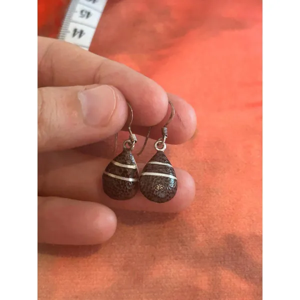 Earrings b286 925 sterling silver - Image 4