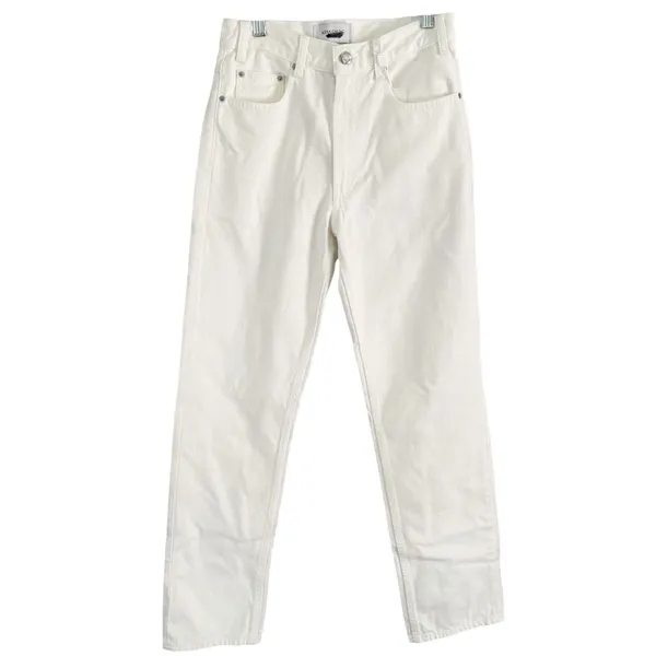 NWT Alexa Chung X Madewell Slim Boyfriend Jeans Tile White Women’s Size 23 - Image 5