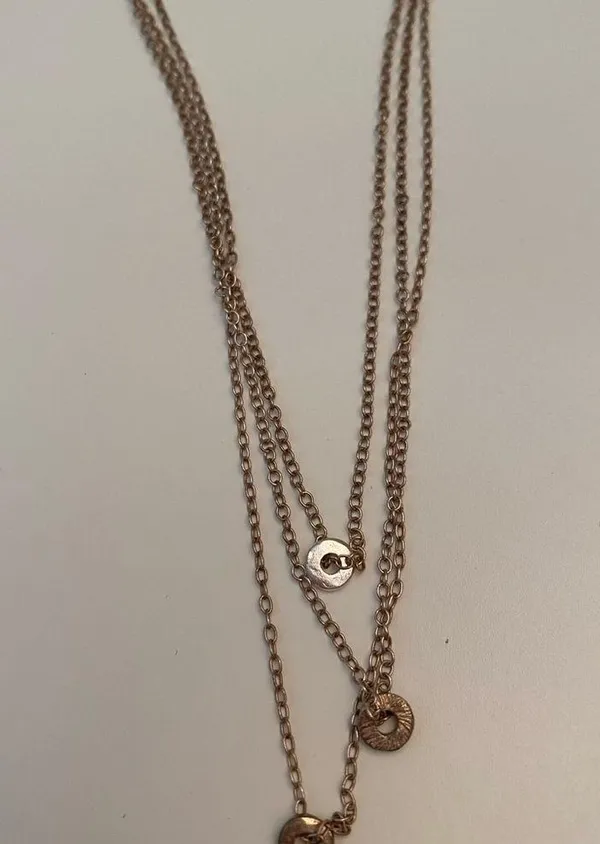 Gorjana 3 layer silver necklace - Image 6