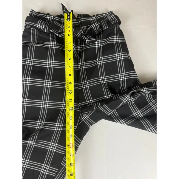 Divided H&M Plaid Paperbag Pants - Women's Size 2 - Image 4