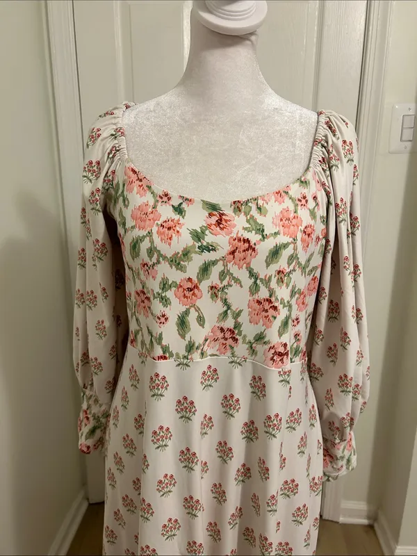 Tuckernuck Smith & Quinn Marigold Midi Cottagecore Dress New Size Medium - Image 5