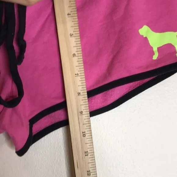 Victoria’s Secret PINK loungewear track style fleece micro shorts small y2k - Image 6