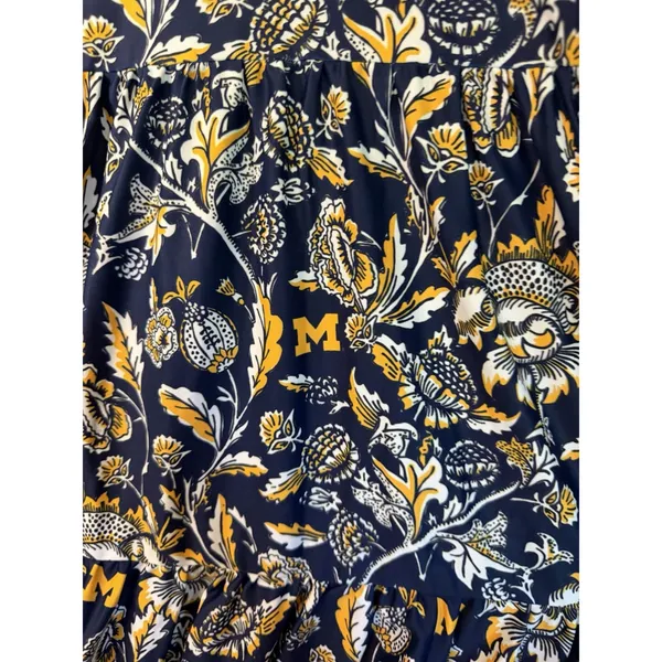 Smith & Quinn Women's Tory Dress Navy & Marigold Michigan Floral Dress Sz S NWT - Image 8