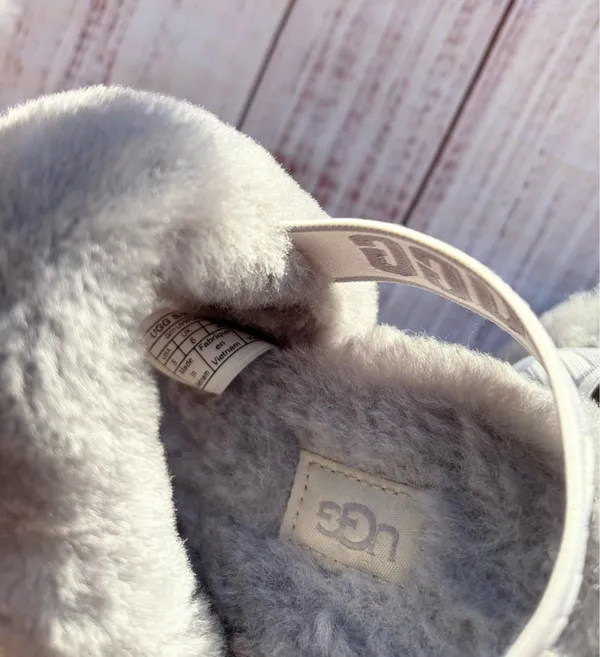 UGG oh yeah slides fuzzy wool Slippers 8 - Image 9