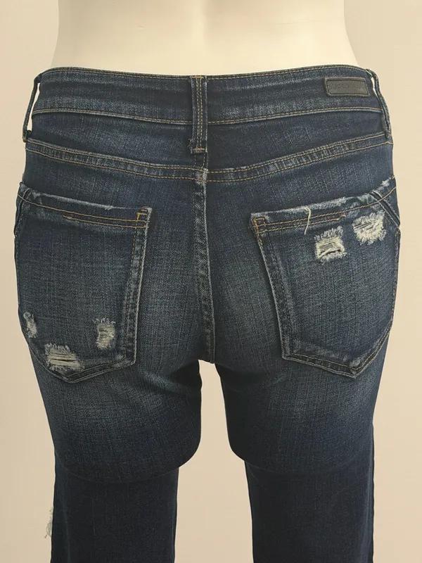 Buckle Black Indigo Wash Distressed Jeans  - Image 10
