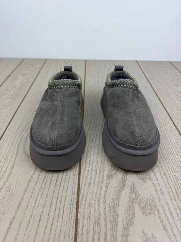 Koolaburra by UGG Women's Burree Platform Slippers US8 Cloud Grey & Green $90 - Image 2