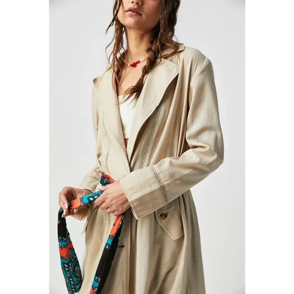 NWT Free People Rory Duster Size L. B-9 - Image 2