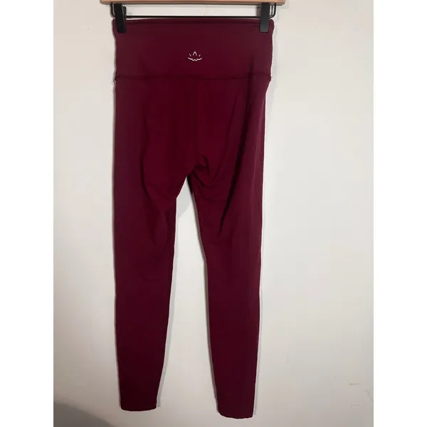 Beyond Yoga Spacedye Caught In The‎ Midi High Waisted Legging Burgundy Small - Image 2