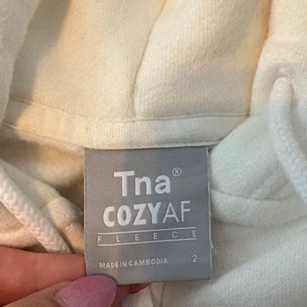 TNA White Zip - Image 2