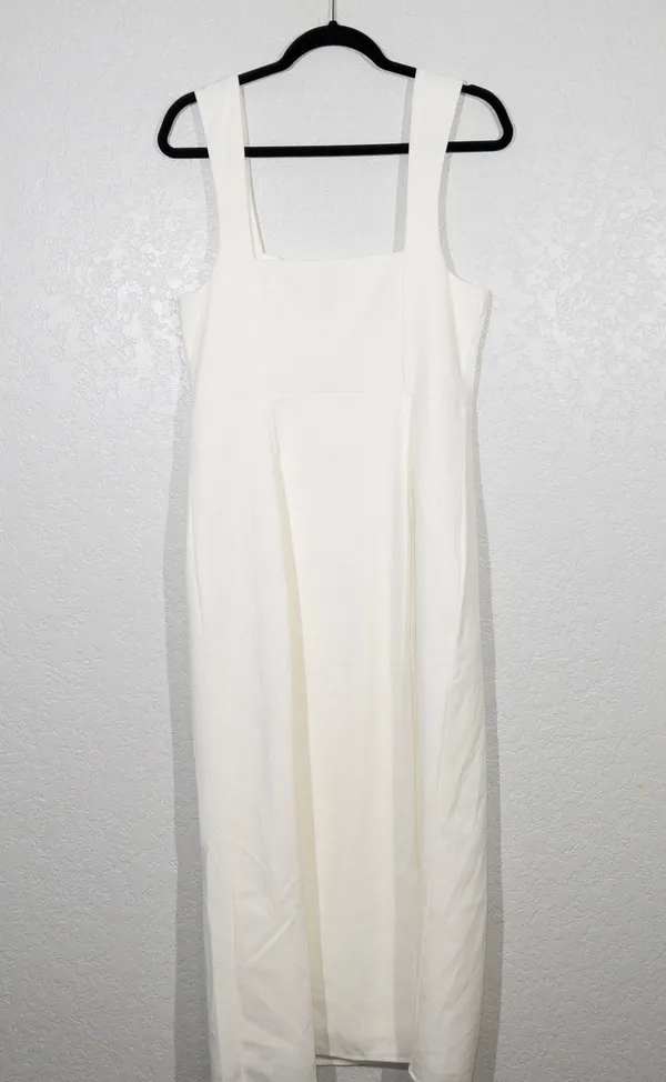 Show Me Your Mumu New White Stretch Eden Midi Dress Size XL - Image 7