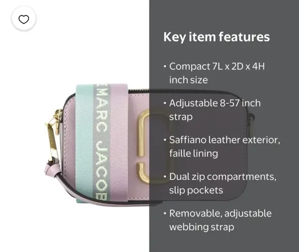 Marc Jacob’s Snapshot Bag - Image 4
