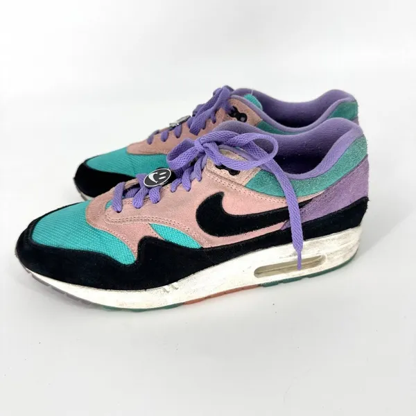 Nike Air Max 1 Have a Nike Day Space Purple‎ Black Bleached Coral Size 9 - Image 4