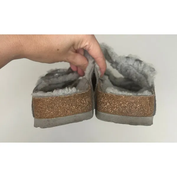 Birkenstock Arizona Shearling Sandals size 38 - Image 4
