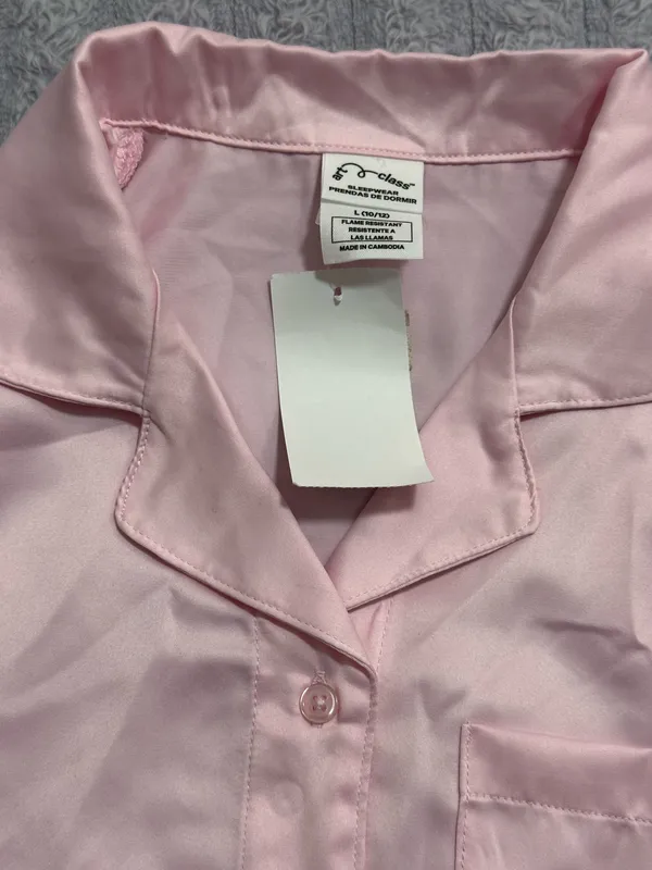 Art Class Girls’ Pink Satin Pajama Set — Size L (10/12) — New with Tags - Image 5