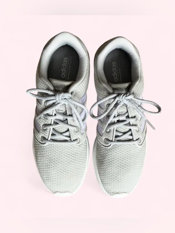 ADIDAS Women's QT Racer 2.0 Running Sneaker Shoes Gray Size 9.5 - Image 4