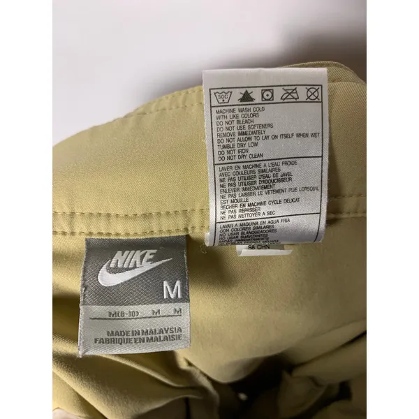 Nike Golf Pants Womens M Beige Khaki Orange Stripe Dri Fit Straight Leg - Image 14