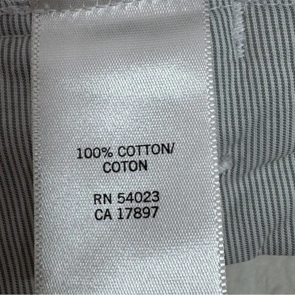 Banana Republic Micro‎ Striped Chino Shorts Grey 4 - Image 8