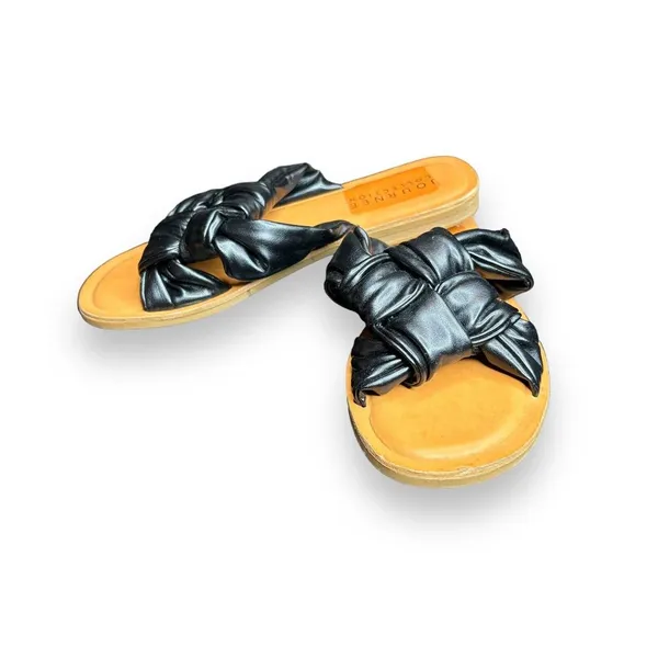 Journee Collection Women's Tru Comfort‎ Foam™ Kianna Sandal Brown/ Black Size 9 - Image 5