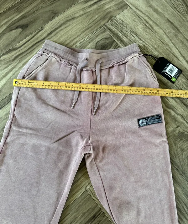 WOMEN'S Terry Oversized Jogger- Rose Quartz ,size Medium - Image 4