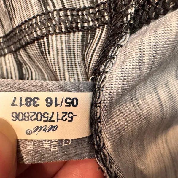 Aerie Athleisure Leggings Womens Medium M Black Grey‎ Marled Cropped Workout - Image 8