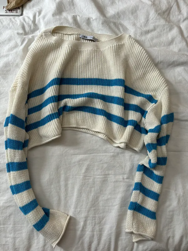 Knit Striped Sweater - Image 2