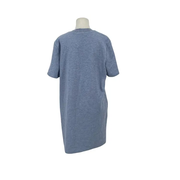 NWT Steve Madden Short Sleeve Sweater Dress Baby Blue‎ L - Image 2