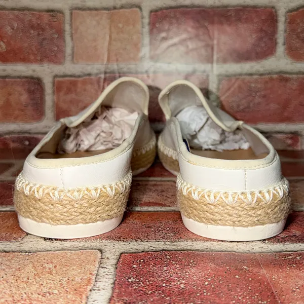 Pre-Owned Dr Scholl's Sunnie Mules Leather White Beige Breathable Size 7M Women - Image 6