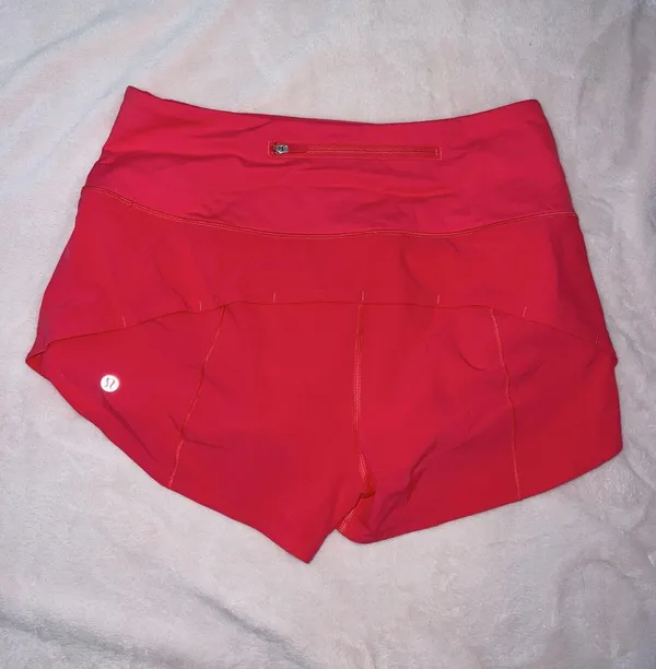 Pink Lululemon Speed Up Shorts - Image 3